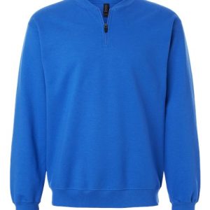 Unisex Softstyle® Midweight 1/4 Zip Sweatshirt