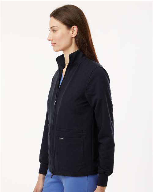 Women's Ceri Essential Full-Zip 6-Pocket Scrub Jacket - Image 5
