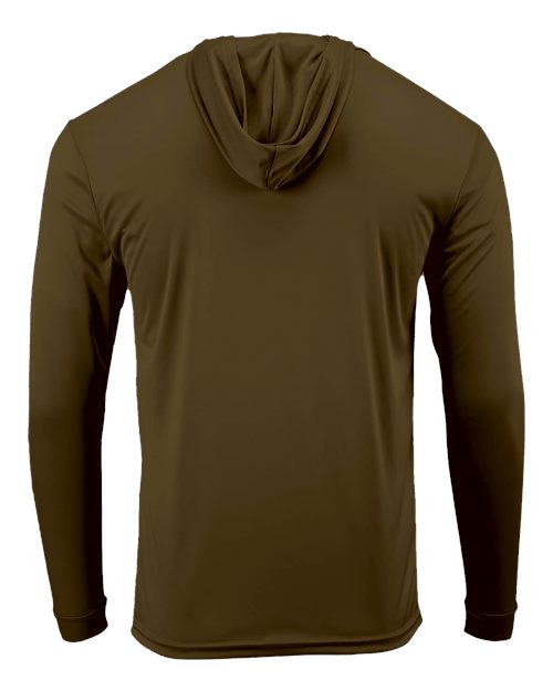 Unisex Bahama Performance Hooded Long Sleeve T-Shirt - Image 15