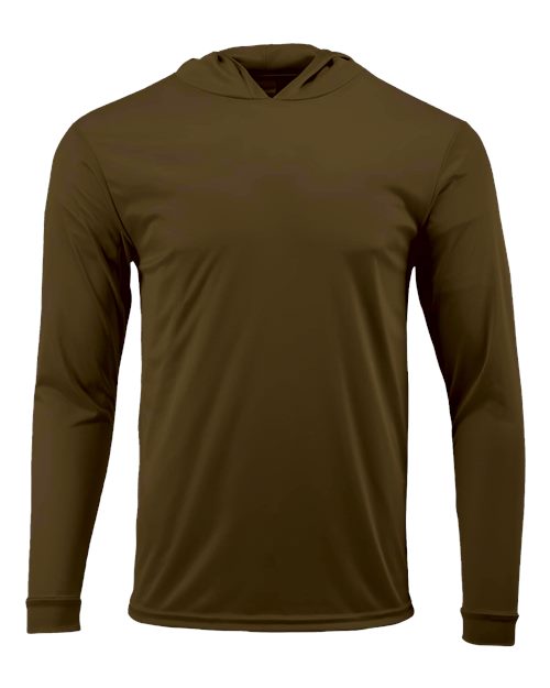 Unisex Bahama Performance Hooded Long Sleeve T-Shirt - Image 13