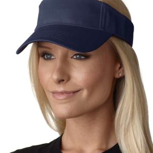 Ace Vat-Dyed Twill Visor - Navy