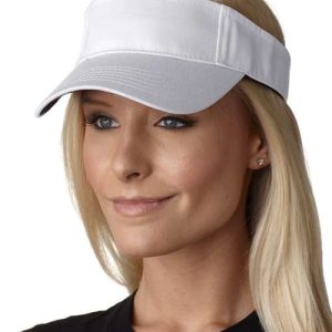 Ace Vat-Dyed Twill Visor - White