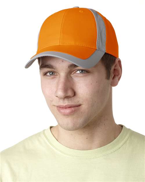 Reflector High-Visibility Constructed Cap - Orange