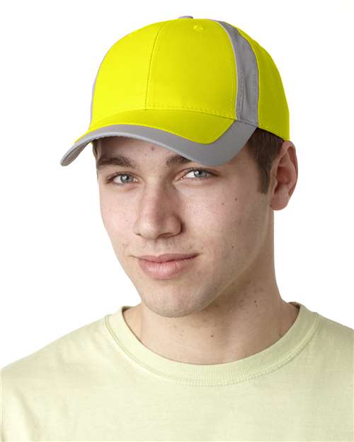 Reflector High-Visibility Constructed Cap - Yellow