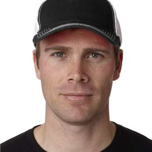Fairway Cap - Black/ White