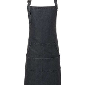 Jeans Stitch Denim Bib Apron