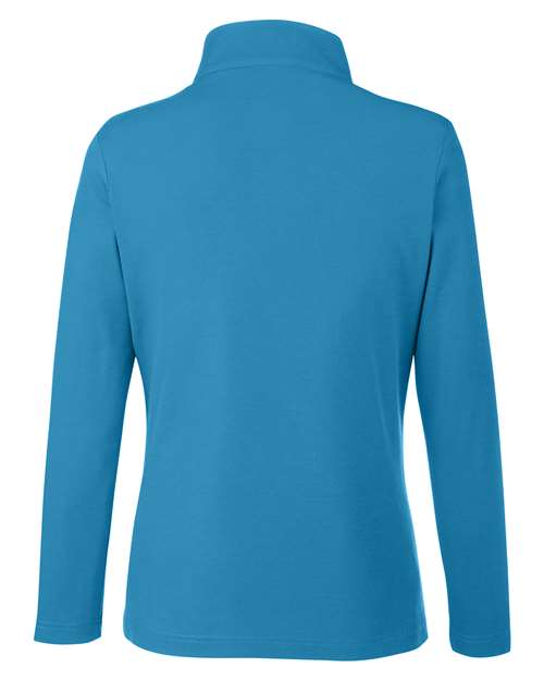 Women's Fusion ChromaSoft™ Pique Quarter-Zip Pullover - Image 8