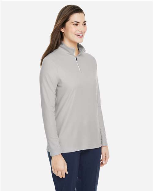 Women's Fusion ChromaSoft™ Pique Quarter-Zip Pullover - Image 23