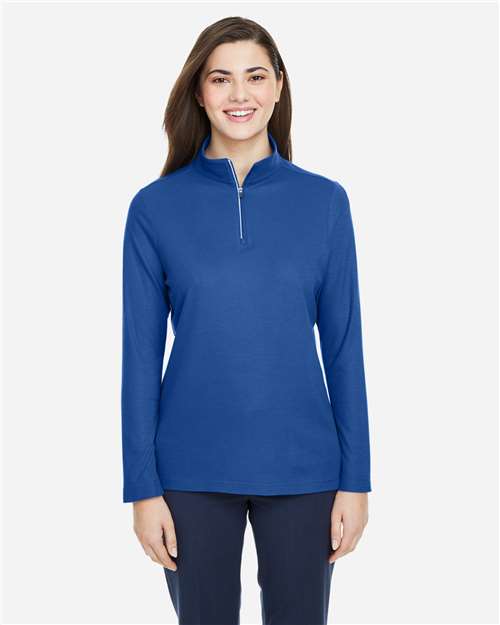Women's Fusion ChromaSoft™ Pique Quarter-Zip Pullover - Image 28