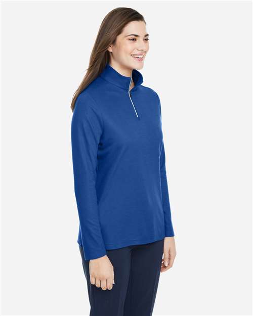 Women's Fusion ChromaSoft™ Pique Quarter-Zip Pullover - Image 29