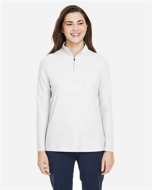 Women's Fusion ChromaSoft™ Pique Quarter-Zip Pullover - Image 34