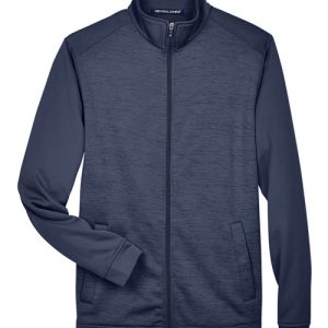 Men's Newbury Colorblock Mélange Fleece Full-Zip jacket