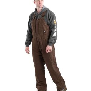 Men's Heartland Insulated Washed Duck Bib Overall