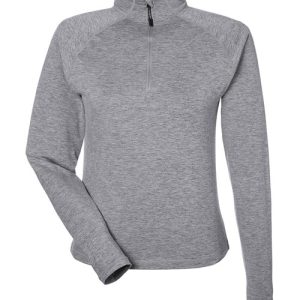 Women's Fairway Marbled Jersey Quarter-Zip Pullover