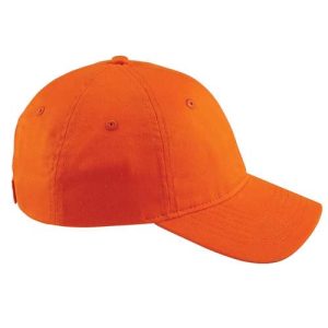 Six-Panel Twill Cap - Team Orange