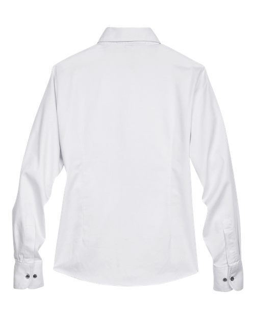 Women's Easy Blend™ Long Sleeve Twill Dress Shirt with Stain-Release - Image 12