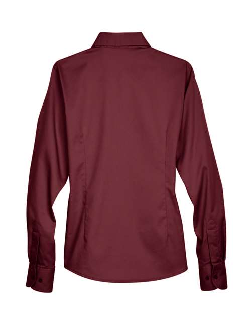 Women's Easy Blend™ Long Sleeve Twill Dress Shirt with Stain-Release - Image 18