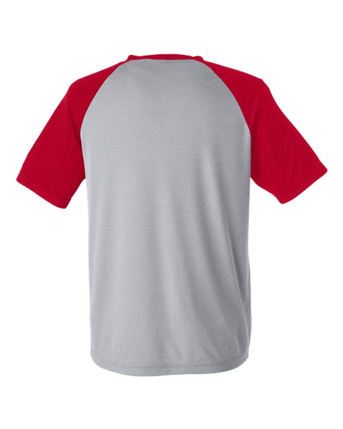 Unisex Zone Colorblock Raglan T-Shirt - Image 2