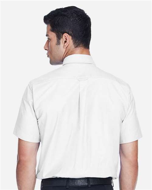 Men's Oxford Short Sleeve with Stain-Release - Image 5