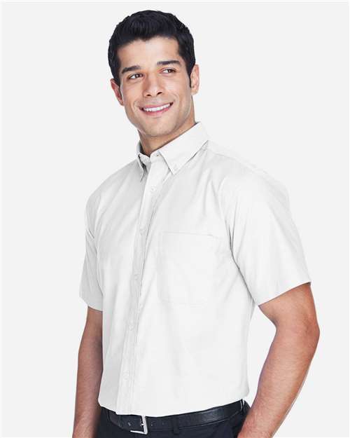 Men's Oxford Short Sleeve with Stain-Release - Image 4