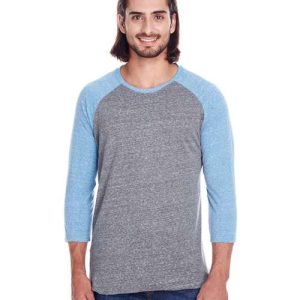 Unisex Triblend Three-Quarter Sleeve Raglan T-Shirt