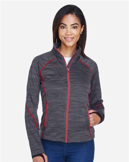 Women's Flux Mélange Bonded Fleece Jacket - Image 3