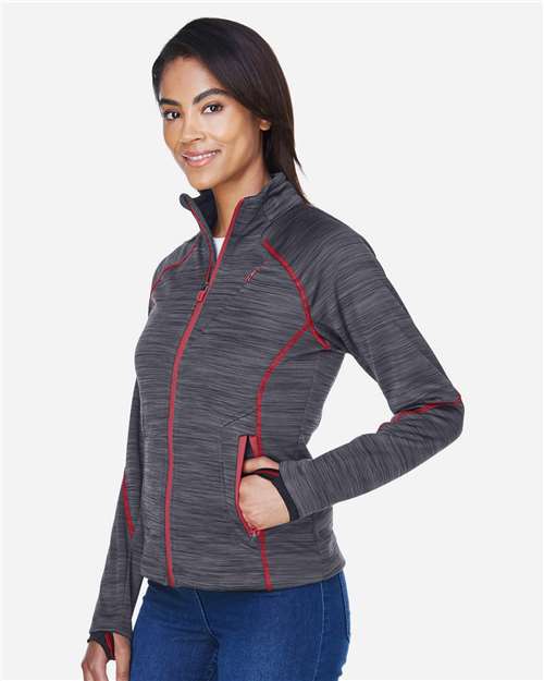 Women's Flux Mélange Bonded Fleece Jacket - Image 4
