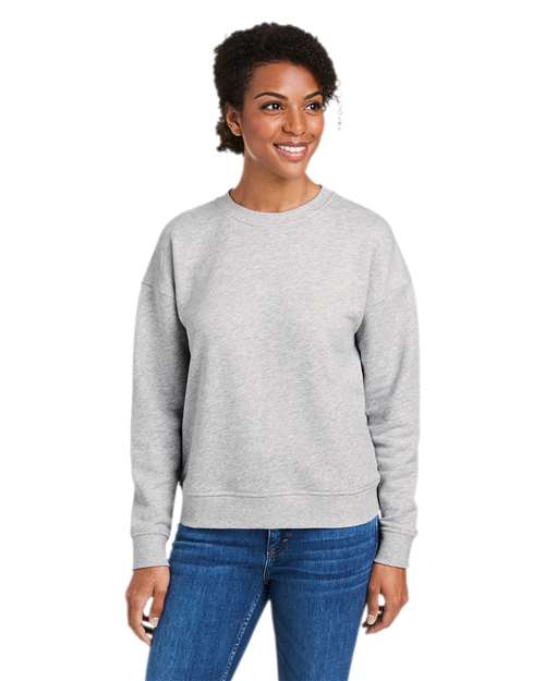 Women's Garment-Dyed Crewneck Sweatshirt - Image 4