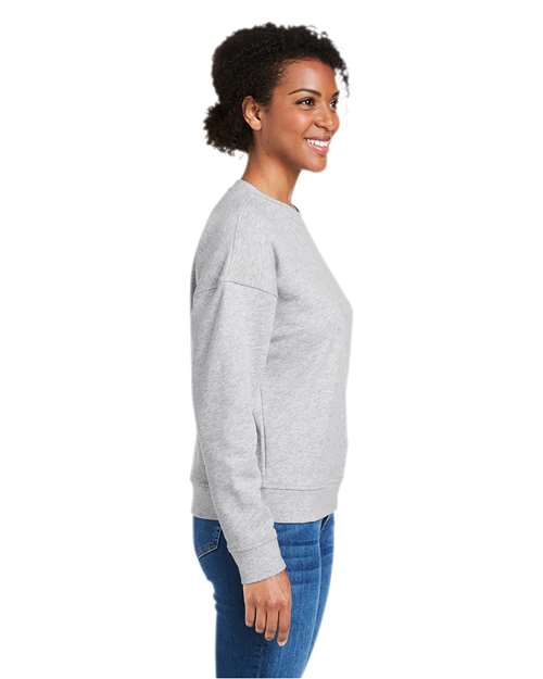 Women's Garment-Dyed Crewneck Sweatshirt - Image 5