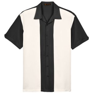 Men's Two-Tone Camp Shirt