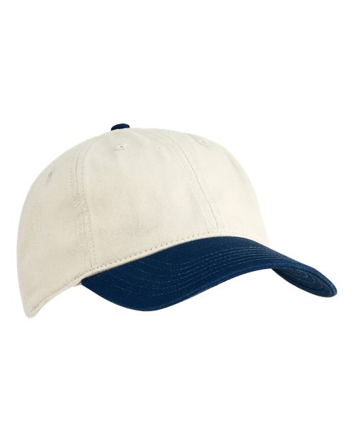 Eco Baseball Cap - Oyster/ Pacific - Image 3