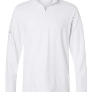 Men's Textured Stripe Quarter-Zip Pullover