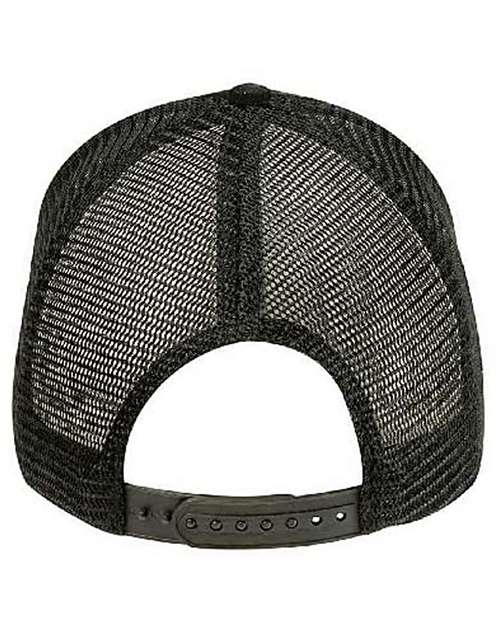 Eco Trucker Cap - Black/ Black - Image 2