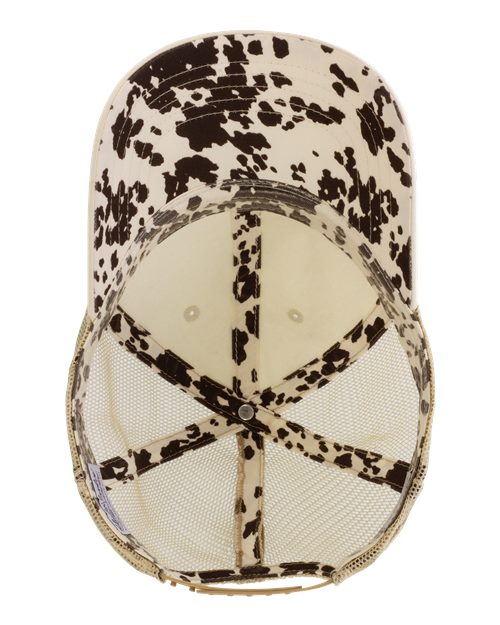Women's Washed Mesh-Back Cap - Vanilla/ Longhorn/ Khaki - Image 2