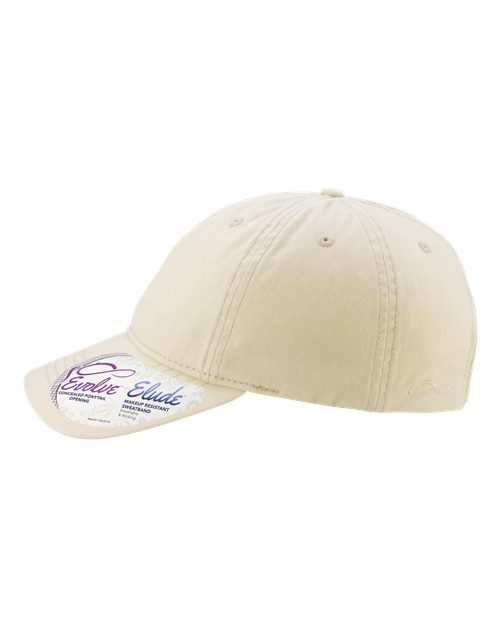 Women's Pigment-Dyed with Fashion Undervisor Cap - Vanilla/ Longhorn - Image 4