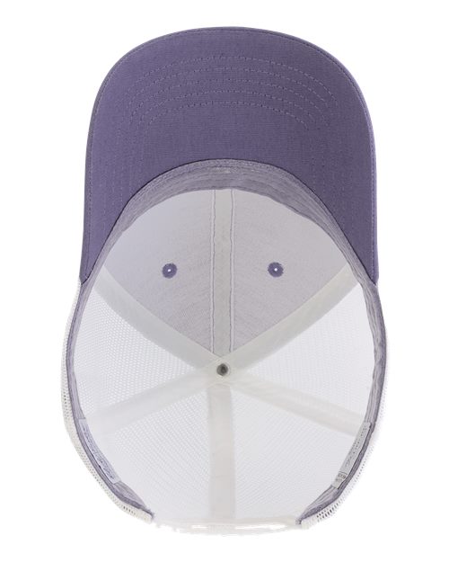 Women's Modern Trucker Cap - Violet/ White - Image 2