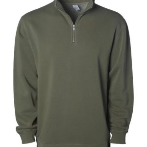 Unisex Pigment-Dyed Quarter-Zip Pullover