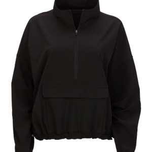Women's Stretch Woven Quarter-Zip Pullover
