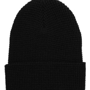 Waffle Cuffed Knit Beanie