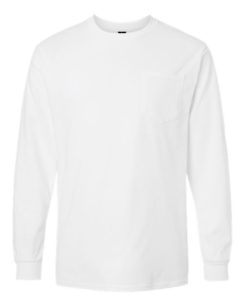 Unisex Ultra Cotton® Long Sleeve Pocket T-Shirt - Image 19