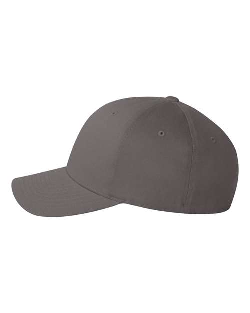 V-Flexfit® Cotton Twill Cap - Grey - Image 3