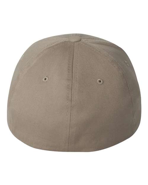 V-Flexfit® Cotton Twill Cap - Khaki - Image 2