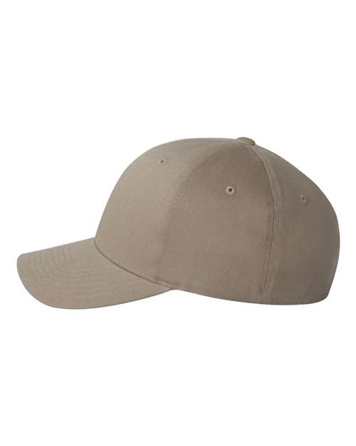 V-Flexfit® Cotton Twill Cap - Khaki - Image 3
