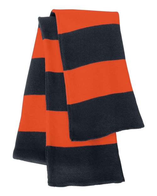 Rugby-Striped Knit Scarf - Image 13