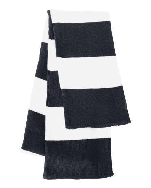 Rugby-Striped Knit Scarf - Image 16