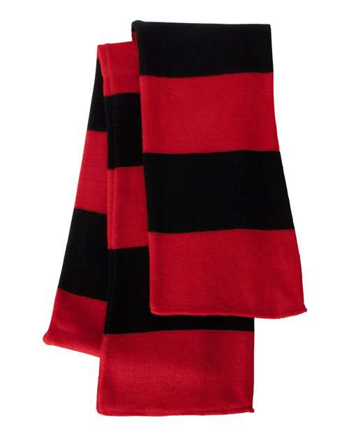 Rugby-Striped Knit Scarf - Image 20