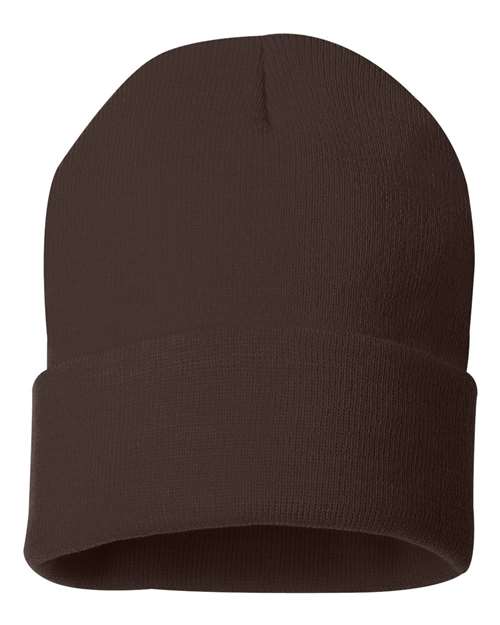 12" Solid Cuffed Beanie - Image 6