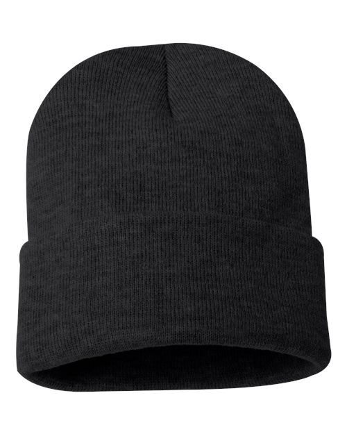 12" Solid Cuffed Beanie - Image 25