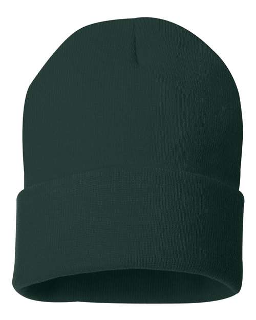 12" Solid Cuffed Beanie - Image 14