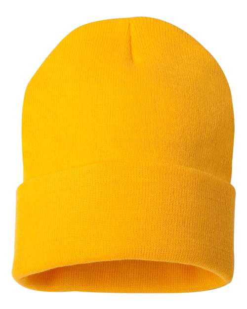12" Solid Cuffed Beanie - Image 16